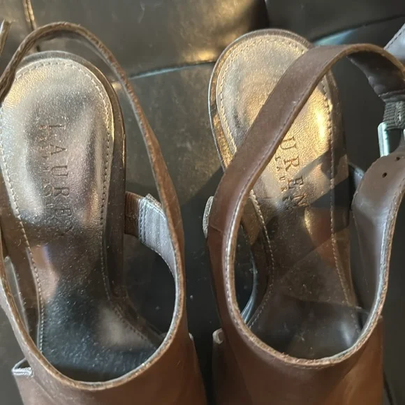 4” Brown sandals. Lovely. - Picture 2 of 5